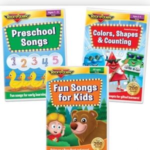 Preschool Songs for Kids 3 DVD Collection - Preschool Songs, Colors, Shapes & Co